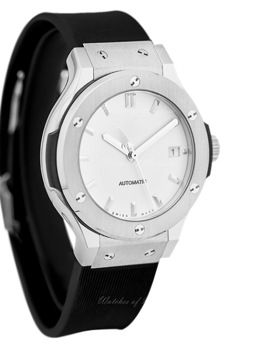 Hublot Classic Fusion Automatic White Dial Black Leather