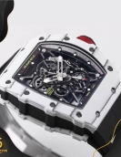 (Richard Mille) RM35-01 RM3501 white black strap