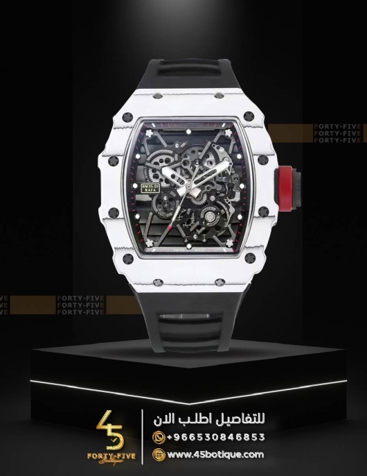 (Richard Mille) RM35-01 RM3501 white black strap