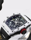 (Richard Mille) RM35-01 RM3501 white black strap