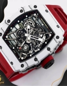 Richard Mille RM35-01 RM3501 white red strap