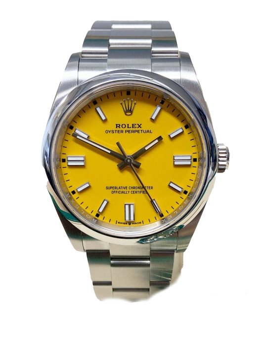 Rolex Oyster Perpetual 36 Yellow Dial Oyster Bracelet 126000