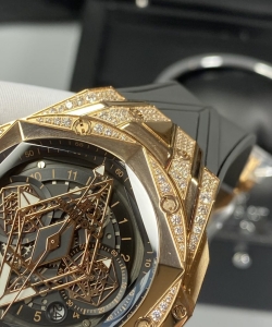 hublot watch big bang sang bleu ii king gold 44mm