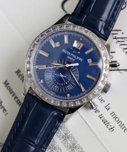 Patek Philippe watch complications 5961p dial blue 40.5mm