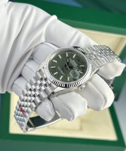 Rolex datejust 126234 dial green 36mm