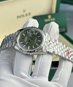 Rolex datejust 126234 dial green 36mm