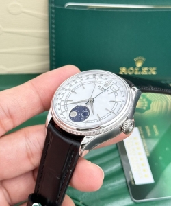 Rolex cellini moonphase dial white 39mm