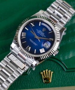 Rolex day-date blue ombre 40mm