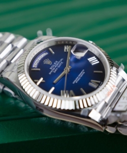 Rolex day-date blue ombre 40mm