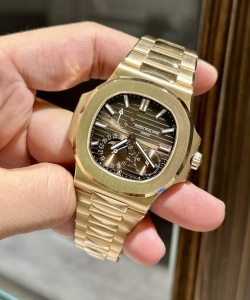 Patek Philippe nautilus 5712r brown dial 18k solid gold 40mm