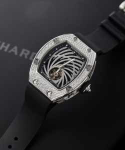 Richard Mille rm51-02 rhinestone rubber strap 40mm