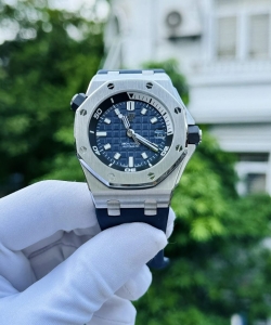 audemars piguet royal oak 15720st blue dial 41mm