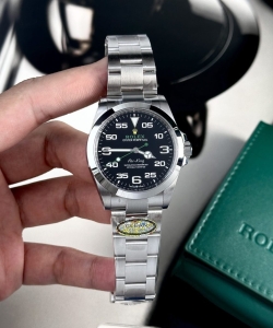 Rolex air king 126900 black dial 40mm