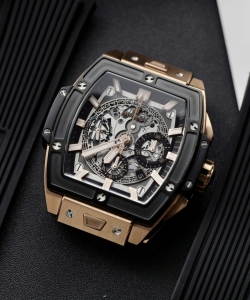 hublot spirit of big bang king gold black dial 42mm