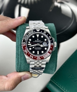 Rolex gmt-master ii coke black dial strap jubilee 40mm