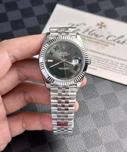 Rolex datejust 126334 dial wimbledon 41mm