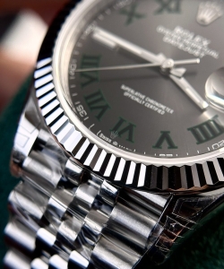 Rolex datejust 126334 dial wimbledon 41mm