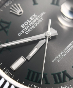 Rolex datejust 126334 dial wimbledon 41mm