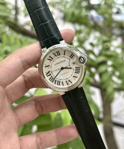 cartier ballon bleu leather strap 42mm