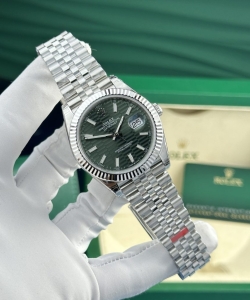 Rolex datejust 126334 green motif dial 41mm