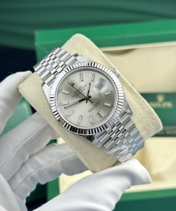 Rolexdatejust 126334 silver dial 41mm