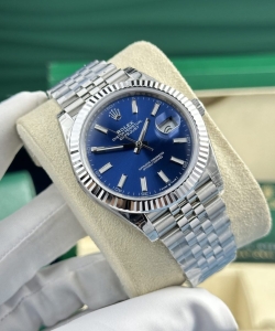 Rolex 11 datejust 126334 blue dial 41mm