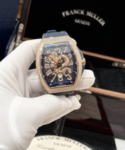 franck muller vanguard dragon v45 blue 45mm