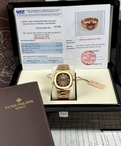 Patek Philippe nautilus 5711 gold wrapped brown dial 40mm