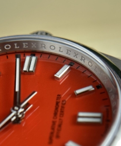 Rolex oyster perpetual 126000 red dial 36mm