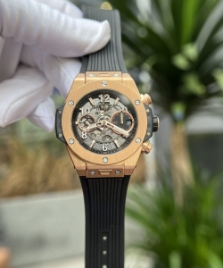 hublot big bang unico king gold rubber strap 42mm