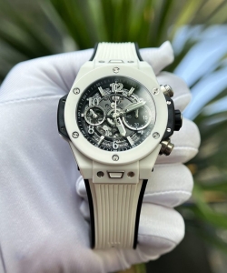 hublot big bang unico white ceramic rubber strap 42mm