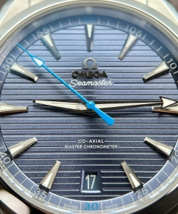 omegaseamaster aqua terra blue dial 41mm