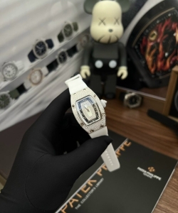 Richard Mille watches rm007 mother of pearl dial rubber strap 36mm