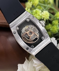 Richard Mille watch rm007 red dial rubber strap 36mm