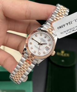 Rolex datejust gold wrapped mother of pearl dial 31mm