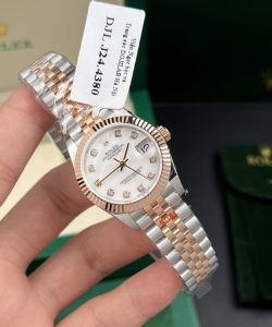 Rolex datejust gold wrapped mother of pearl dial 31mm