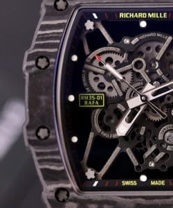 Richard Mille rm35-01 carbon rubber strap 44mm