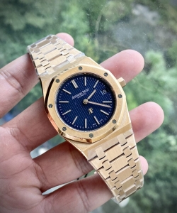 audemars piguet royal oak 15202or jumbo blue dial 39mm