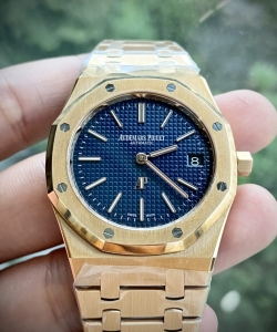 audemars piguet royal oak 15202or jumbo blue dial 39mm