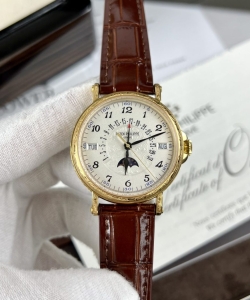 Patek Philippe grand complications 5160r leather strap 38mm