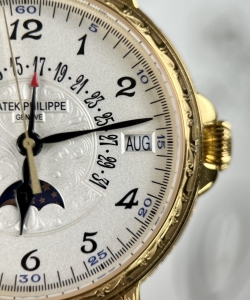 Patek Philippe grand complications 5160r leather strap 38mm