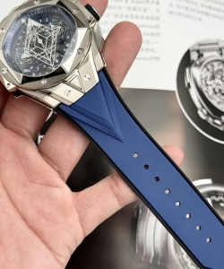 hublot big bang sang bleu ii titanium blue dial bbf 45mm