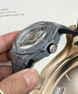 hublot big bang sang bleu ii gray ceramic bbf 45mm