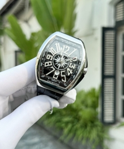 franck muller v45 black dial 45mm