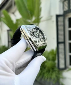 franck muller v45 black dial 45mm