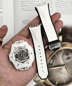 hublot big bang sang bleu ii white ceramic bbf 45mm