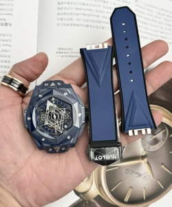 hublot big bang sang bleu ii blue ceramic 45mm