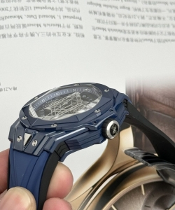 hublot big bang sang bleu ii blue ceramic 45mm