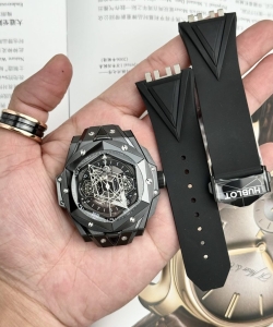 hublotbig bang sang bleu ii black ceramic bbf 45mm