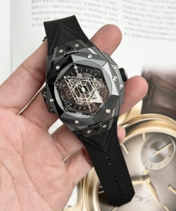 hublotbig bang sang bleu ii black ceramic bbf 45mm